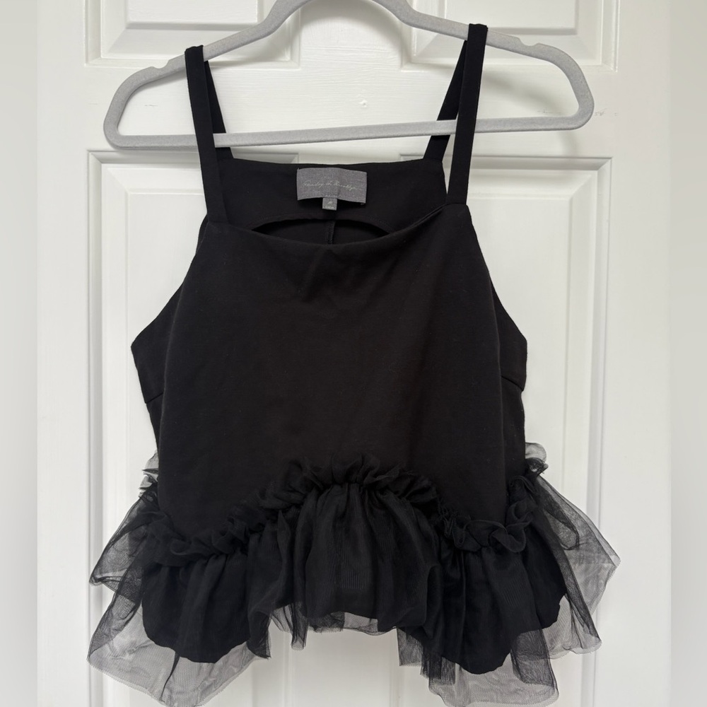 Anthropologie Tulle Tank